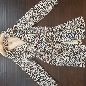 Chicos Leopard Print Women's Coat